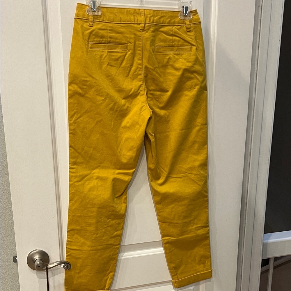 Mustard cropped khaki - Picture 6 of 8